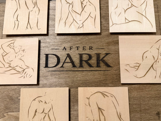 “After Dark: Tension & Form” | Handcrafted Wood Wall Art