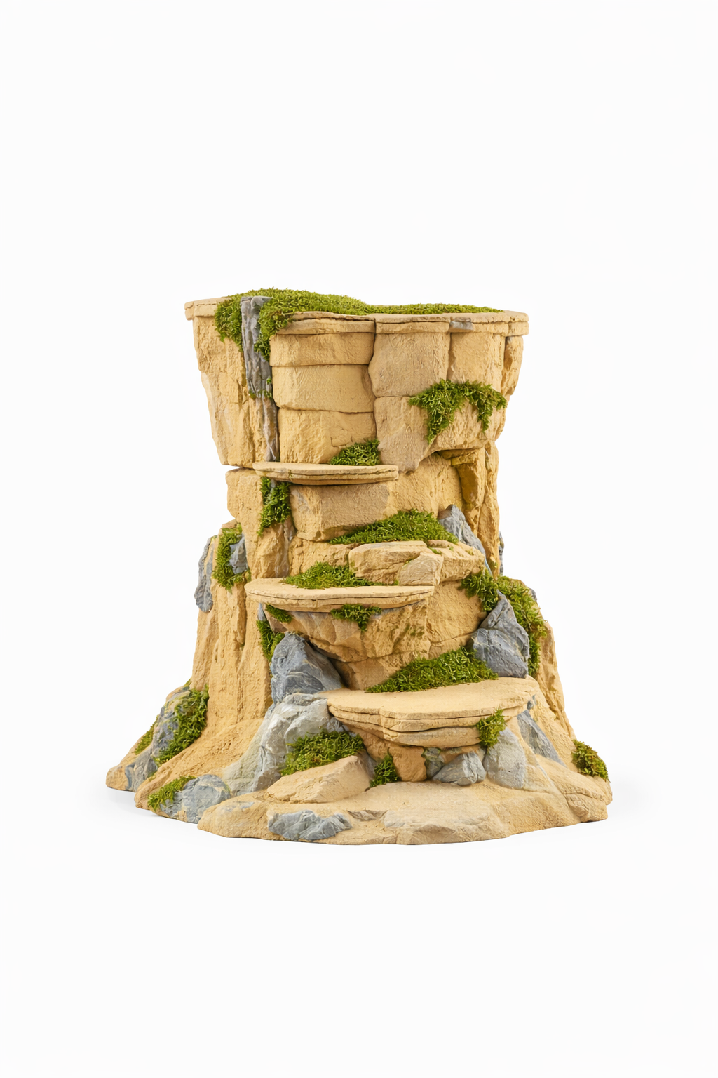 Modular Shrimp Habitat System - Moss Covered
Aquarium Caves (Set of 4)