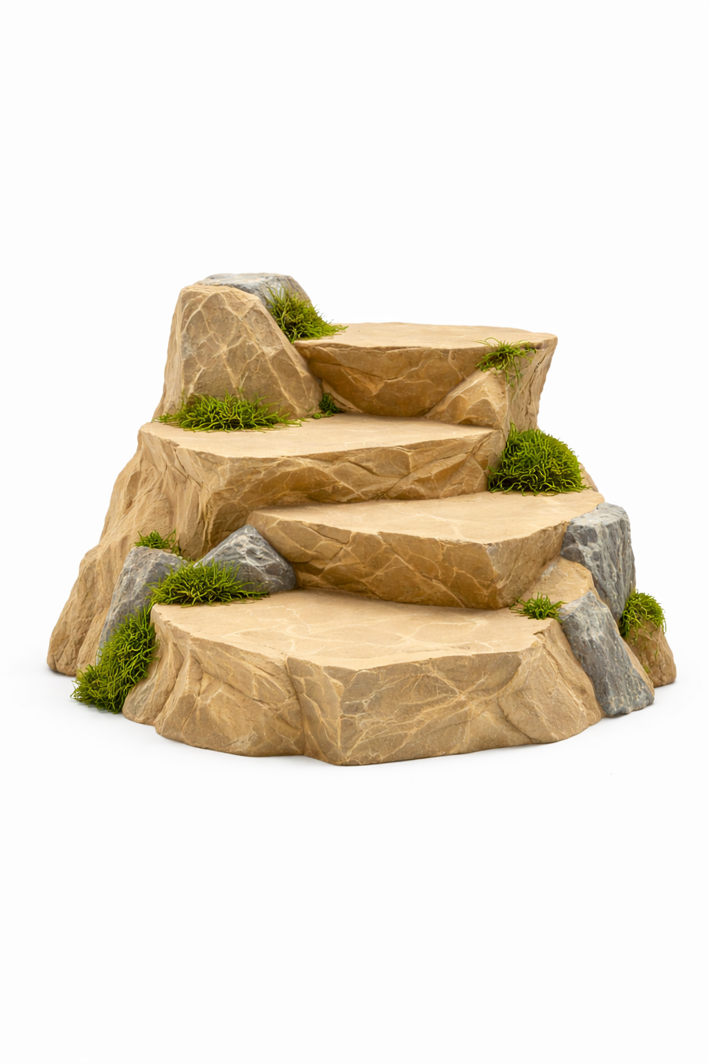 Modular Shrimp Habitat System - Moss Covered
Aquarium Caves (Set of 4)