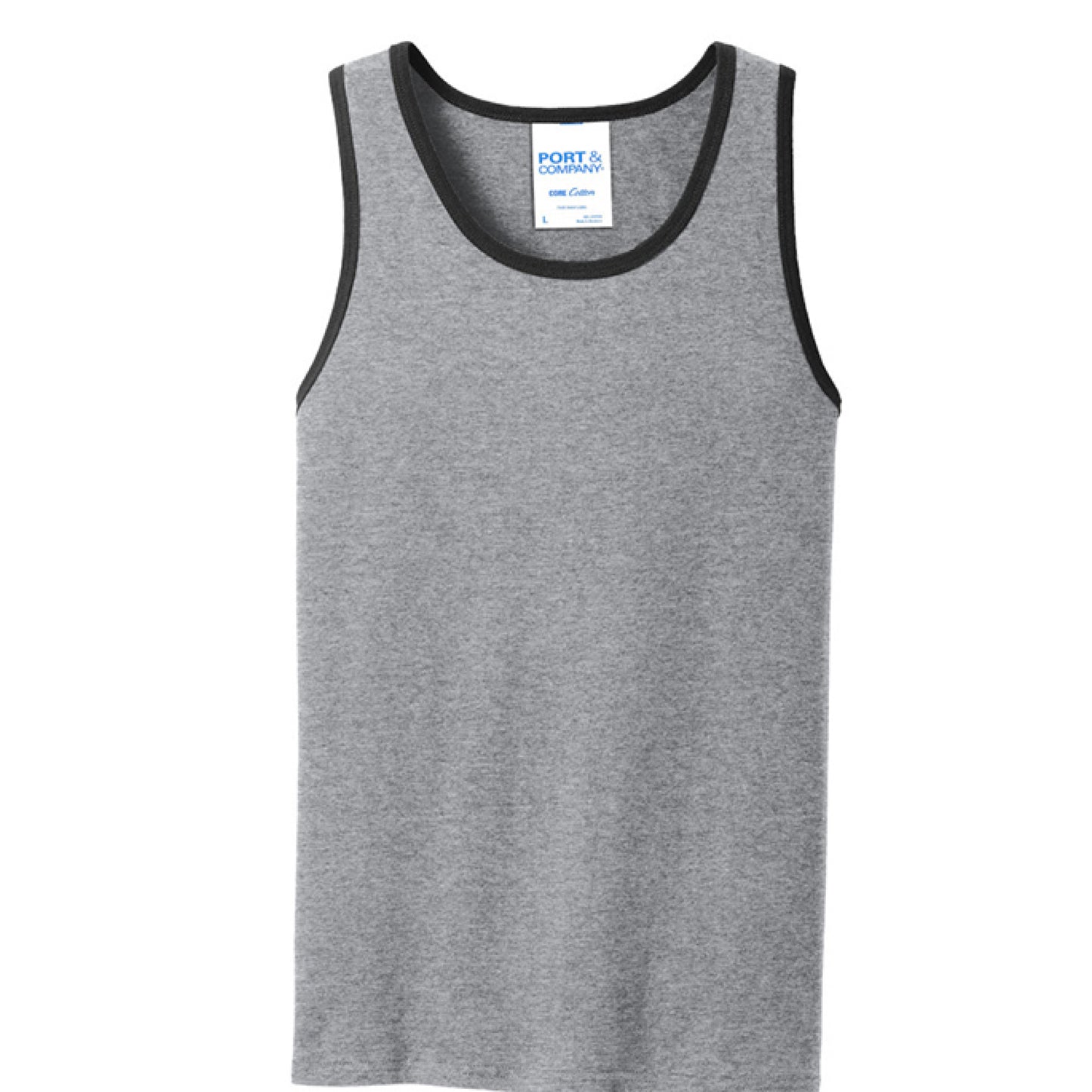 Athletic Heather/Jet Black - PC54TT - FRONT