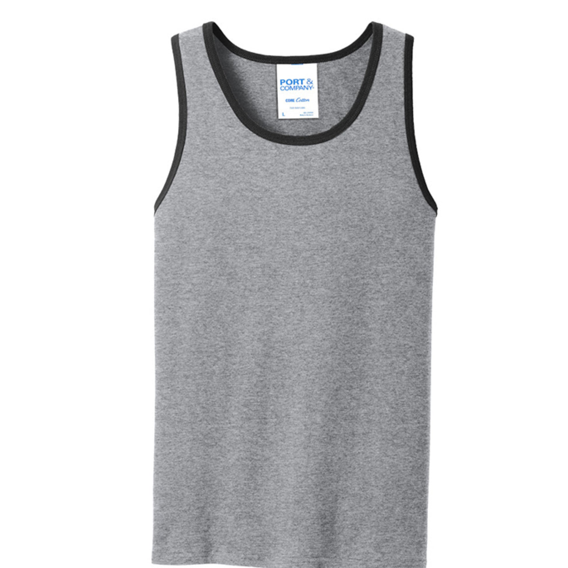 Athletic Heather/Jet Black - PC54TT - FRONT